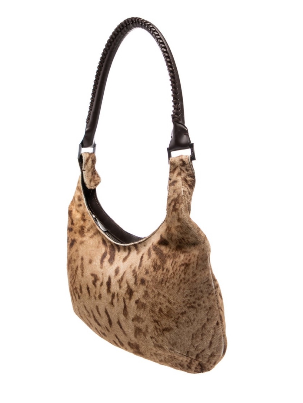 Kenzo 2000s Ponyhair Shoulder Bag - Picture 3 of 7